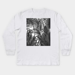 Tropical jungle Kids Long Sleeve T-Shirt